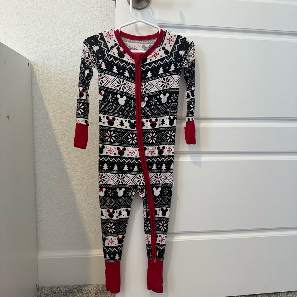Little Sleepies- Disney’s Mickey Fair Isle Zippy - Size 12-18
